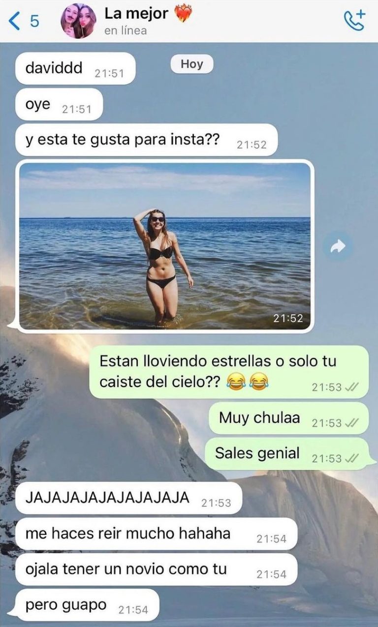 Ojalá tener un novio como tú