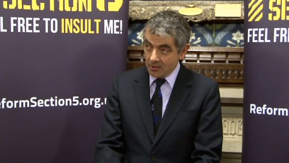 Rowan Atkinson Libertad de expresión o censura