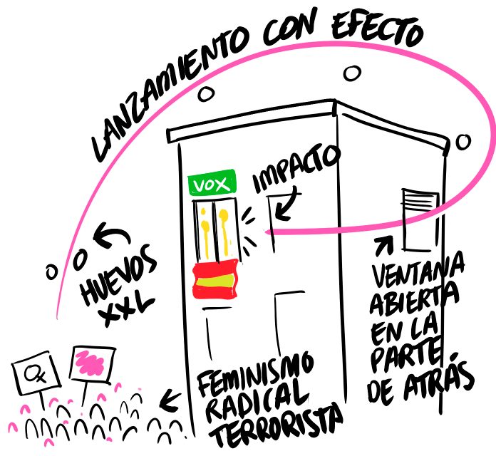 El "misterioso" ataque con huevos desde dentro a la sede de Vox Murcia