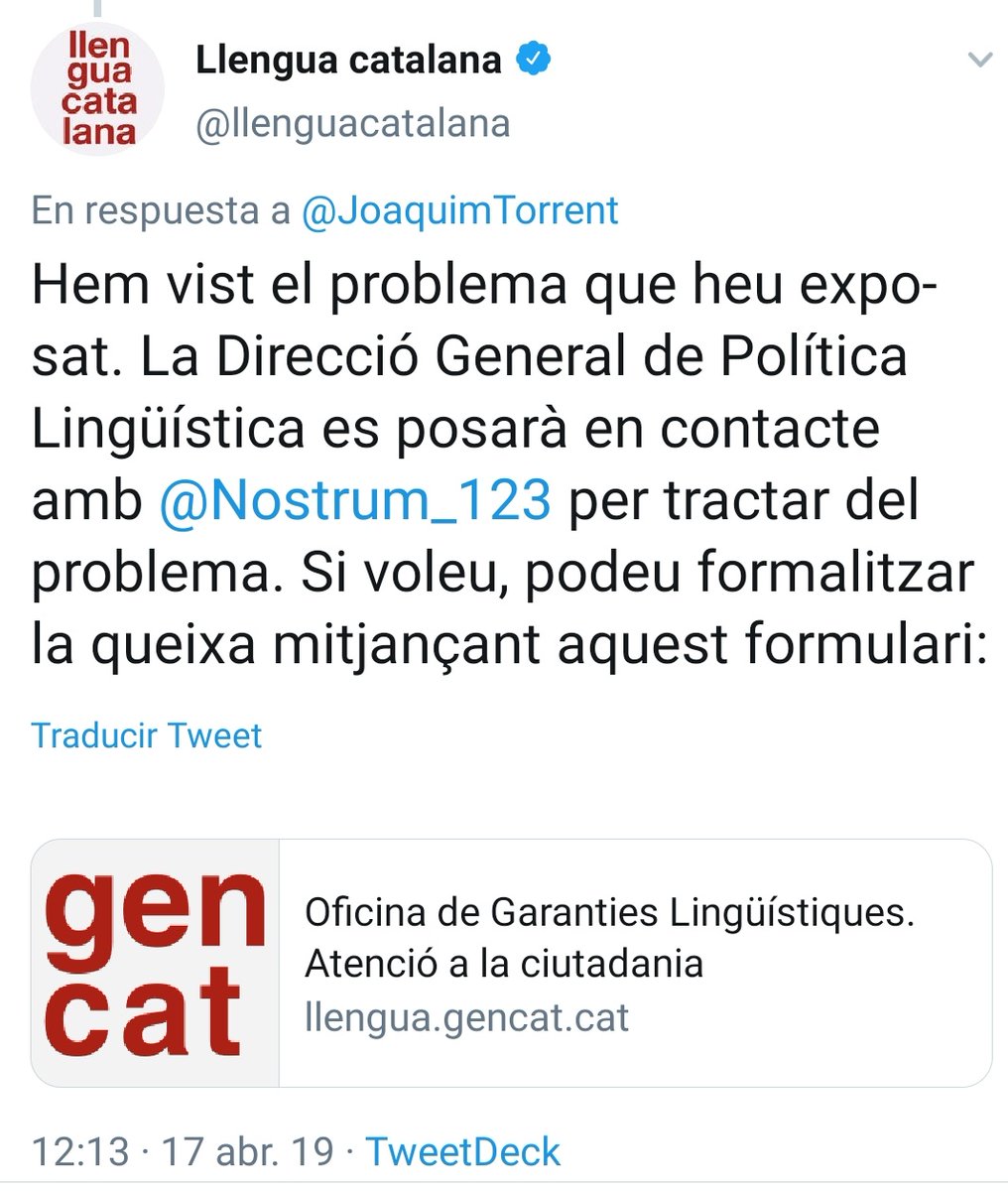 ACTUALIZADO | Una dependienta que no le atiende en catalán, le dice que hablará con la empresa para "tratar el problema"