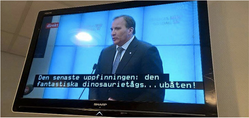 Televisión sueca aplica por error los subtítulos de un programa infantil a un debate político
