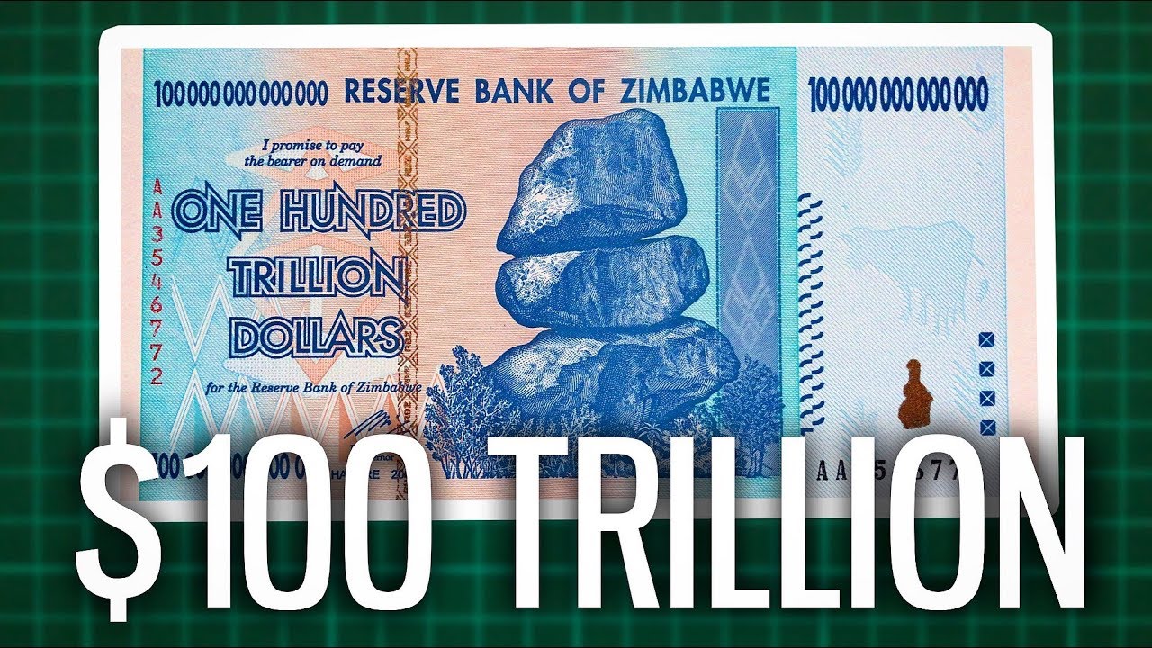 El Billete De 100 Trillones De D Lares Zimbabuenses   El Billete De 100 Trillones De D Lares Zimbabuenses N2iSUlLD374 