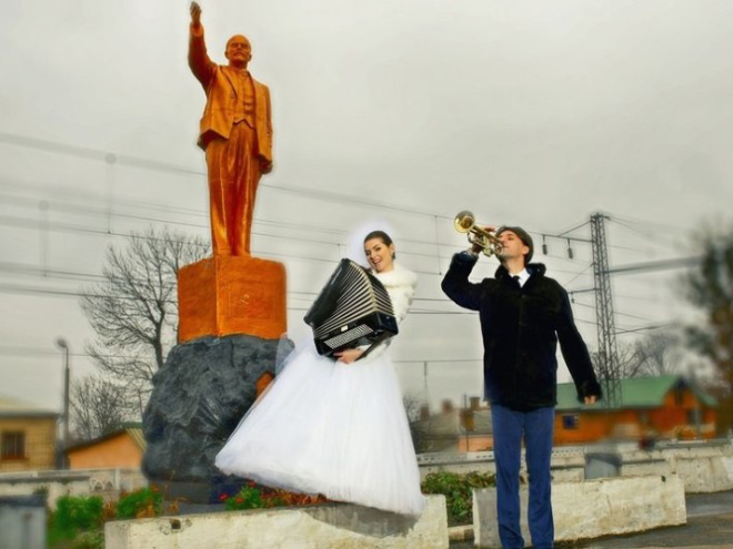 Fotos de bodas rusas totalmente normales