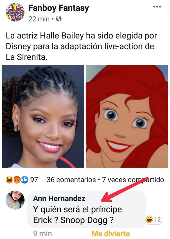 Disney ha anunciado que la nueva sirenita será negra, y en Internet las reacciones no se han hecho esperar...