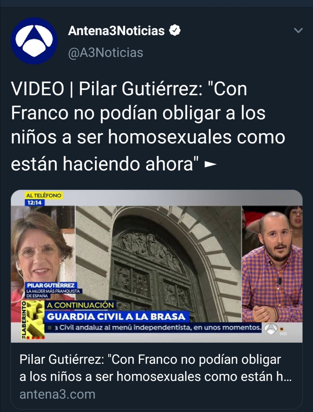 Pilar Gutiérrez :"Con Franco se homosexualizaba mejor "