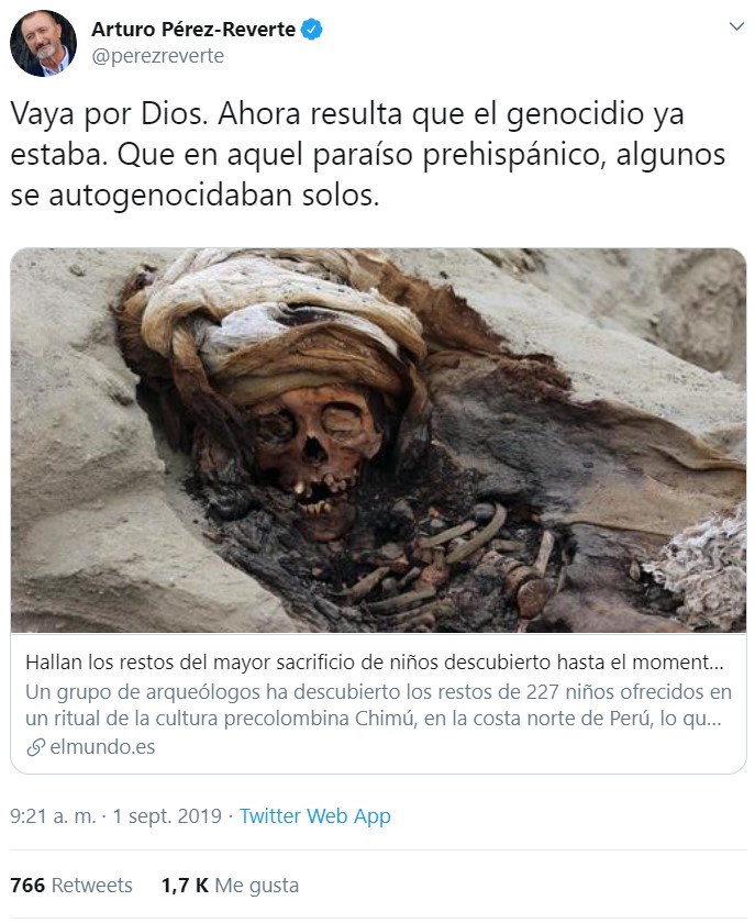 Malditos españoles conquistadores y sus estúpidos genocidios...