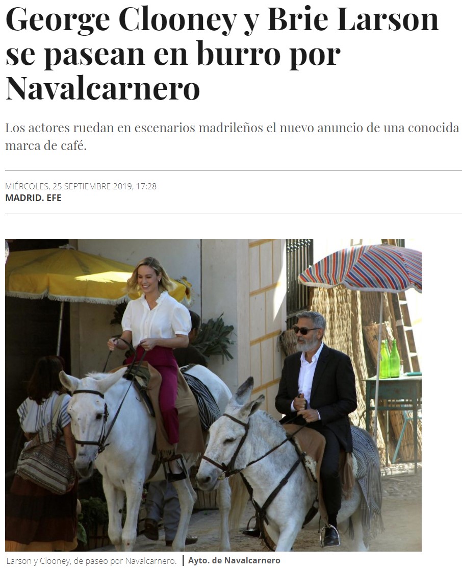 George Clooney paseándose en burro por Navalcarnero. Tu argumento es inválido.