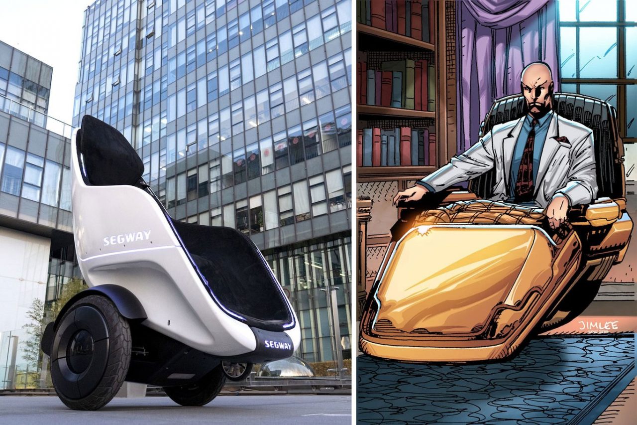 Segway crea la silla para vagos definitiva, que parece inspirada en la del Profesor Xavier (X-Men) y en Wall-E