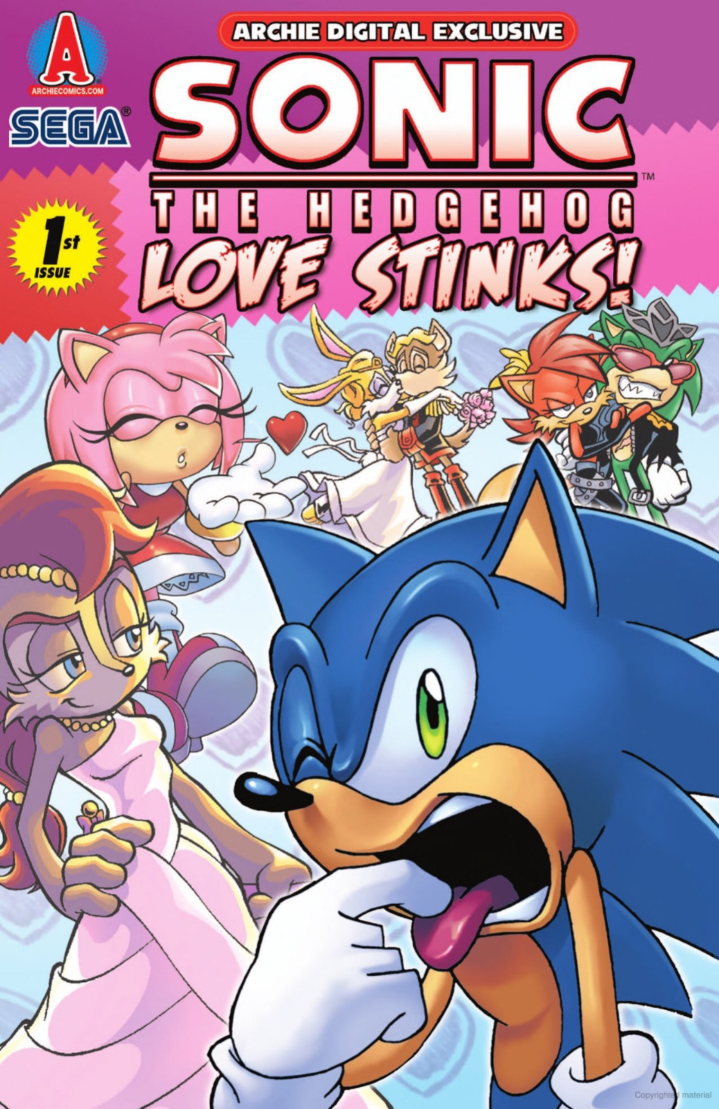 A Sonic no le gusta San Valentín...