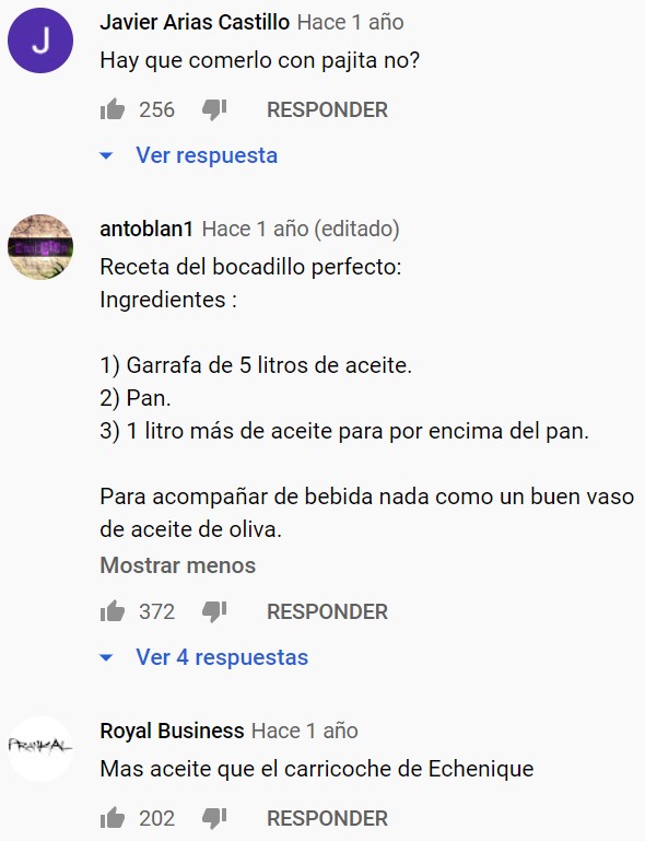 El vídeo en el que Paco Roncero explica su receta del "bocadillo Perfecto". Ojo a los comentarios.