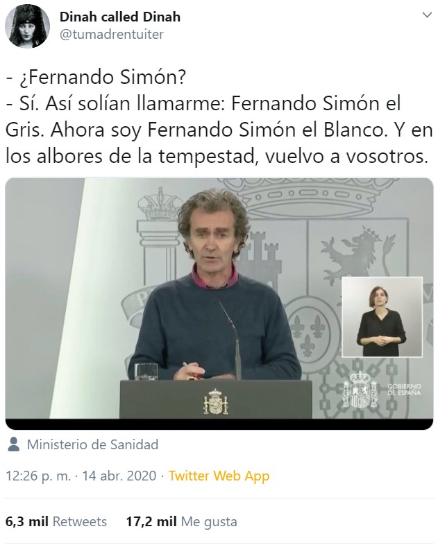 La llamada de Fernando Simón