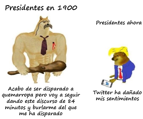 Presidentes antes vs presidentes ahora