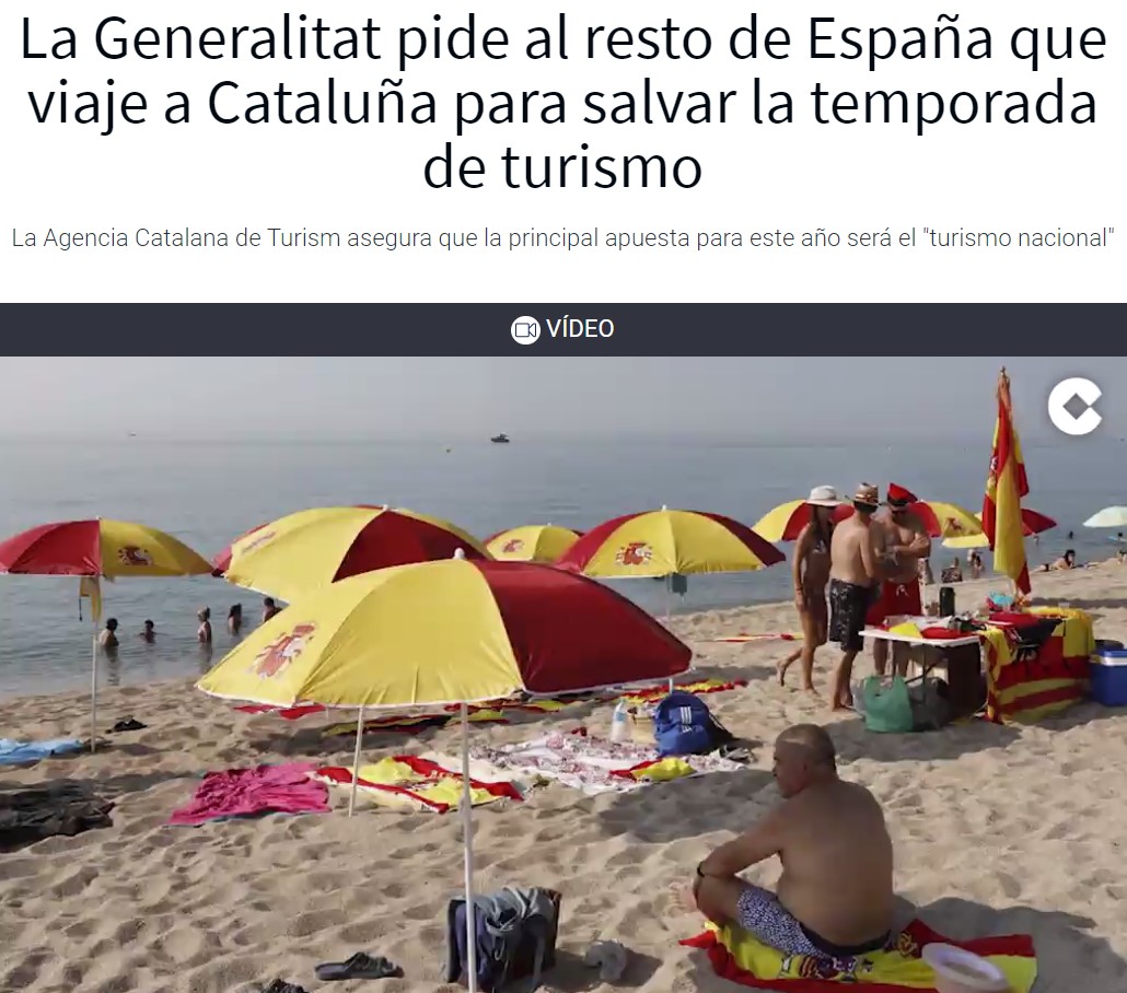 La Generalitat siente un amor renovado por los españoles