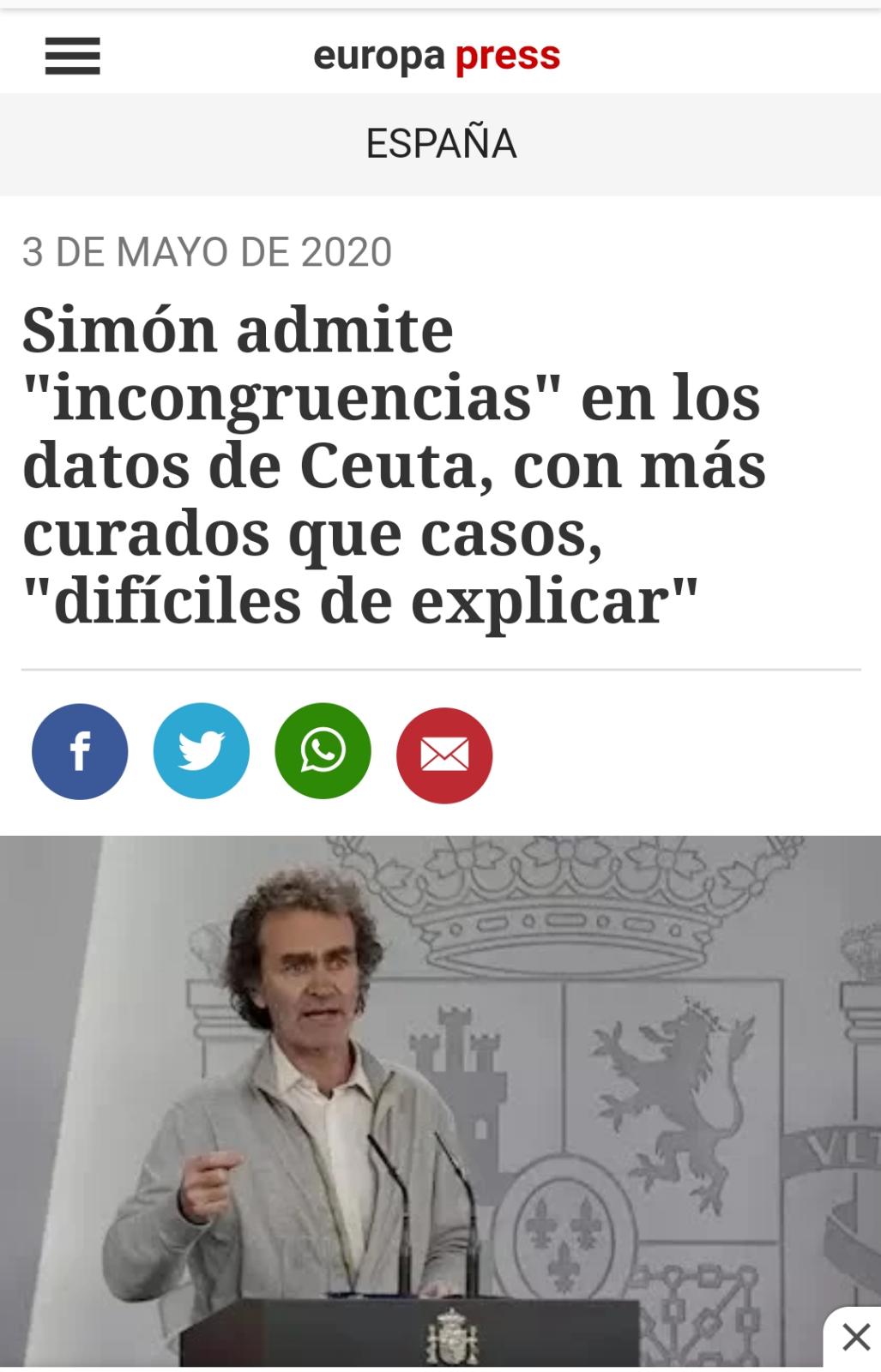Fernando Simón "pillado": ¿No se suman los sanitarios a los positivos?