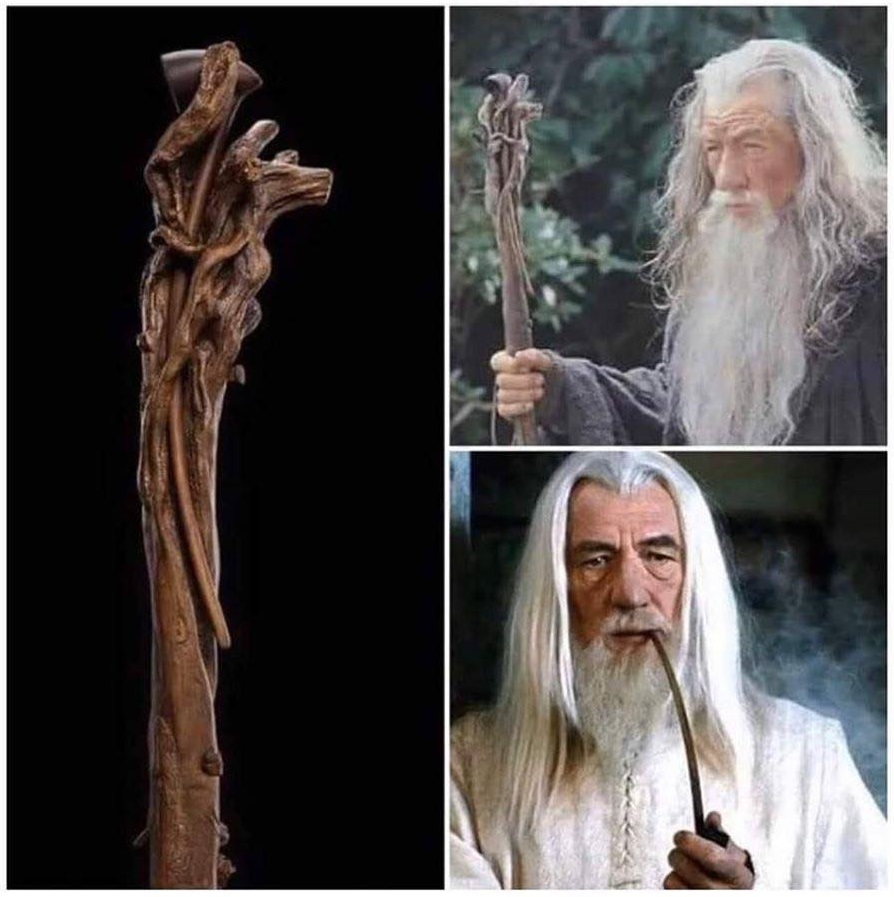 ¿Sabías que la pipa de Gandalf forma parte de su bastón?