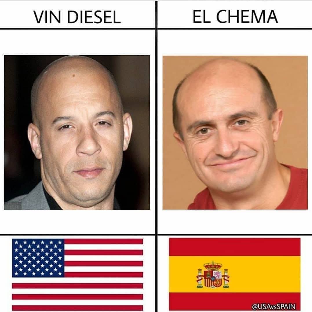 USA vs SPAIN: Las versiones españolas de los famosos americanos