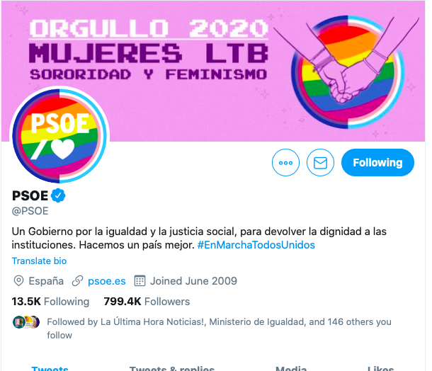 El PSOE ha borrado a los hombres gays de un plumazo