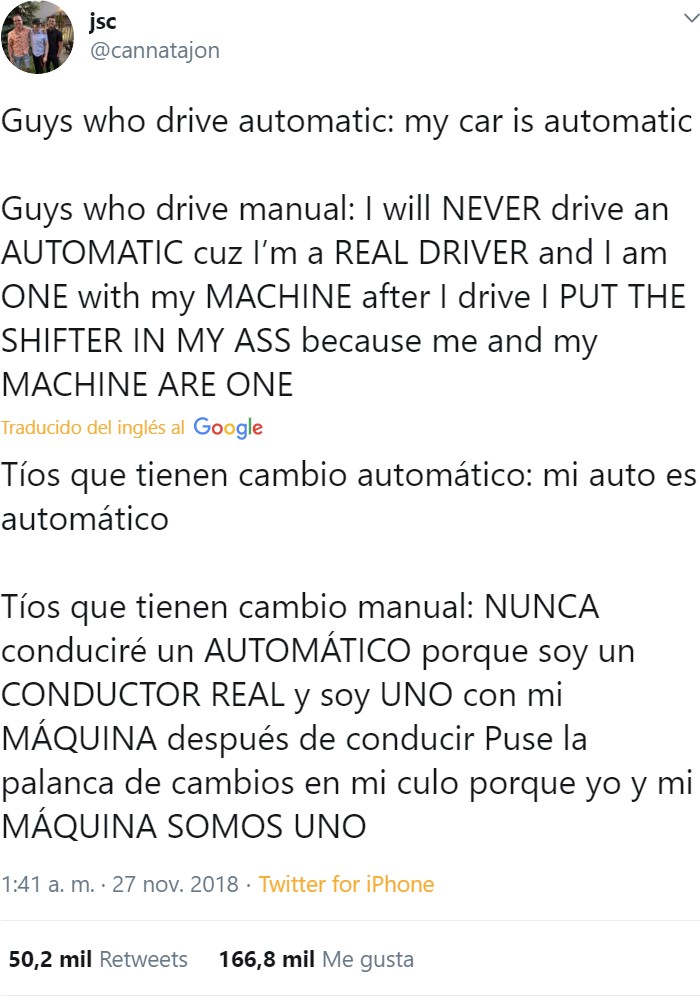 Automático vs manual