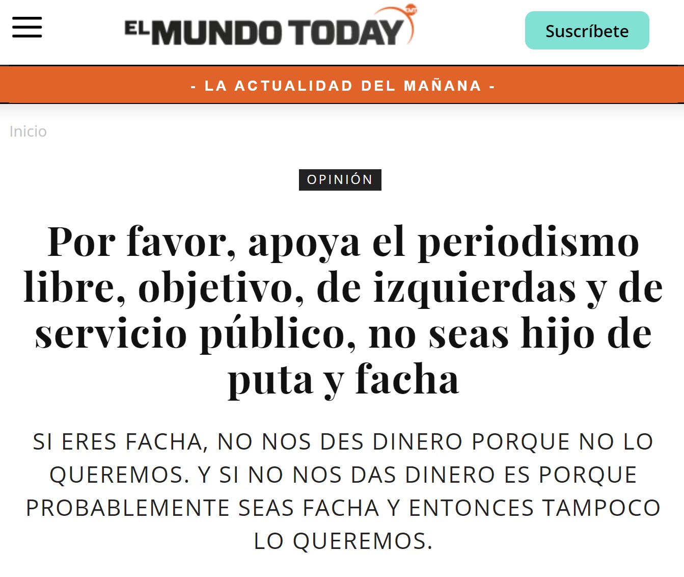 Parece que Ignacio Escolar ha comprado El Mundo Today