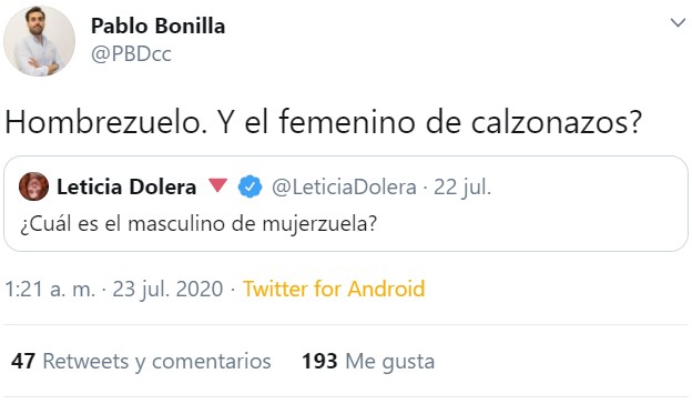 400IQ Leticia Dolera strikes again...