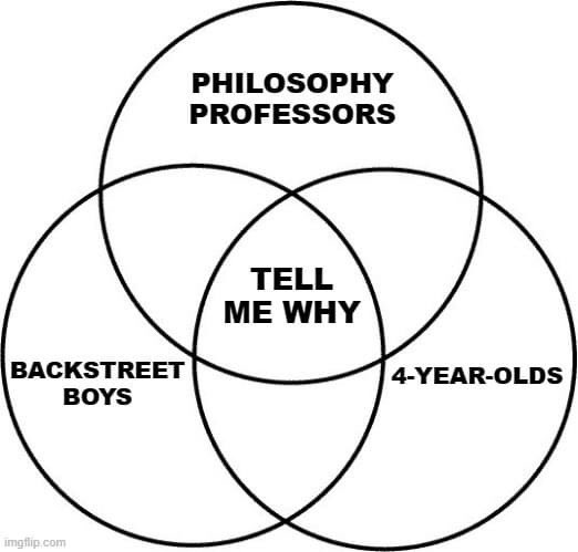 ¿Qué tienen en común los profesores de filosofía, los niños de 4 años, y los Backstreet Boys?