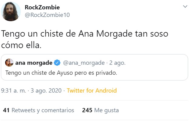 Ana Morgade es Trending Topic por hacer un chiste... PARA TODOS