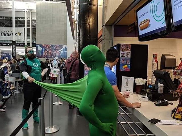Fantástico cosplay de Green Lantern
