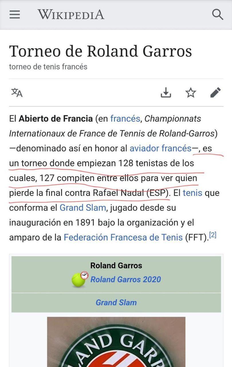 Nueva definición de Roland Garros