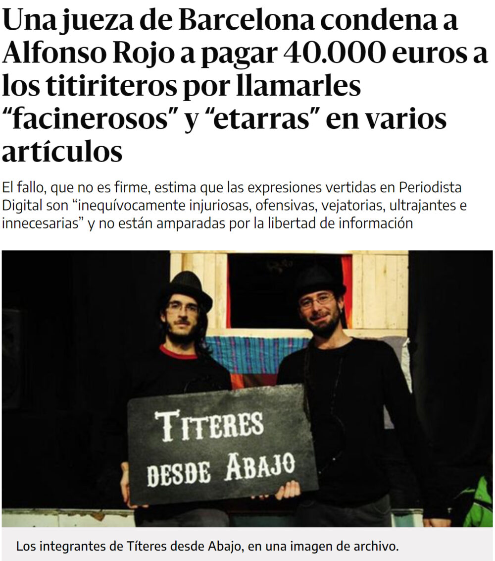 Echenique y el director de comunicación de Pablo Iglesias condenados a pagar 80.000 lagartos de indemnización