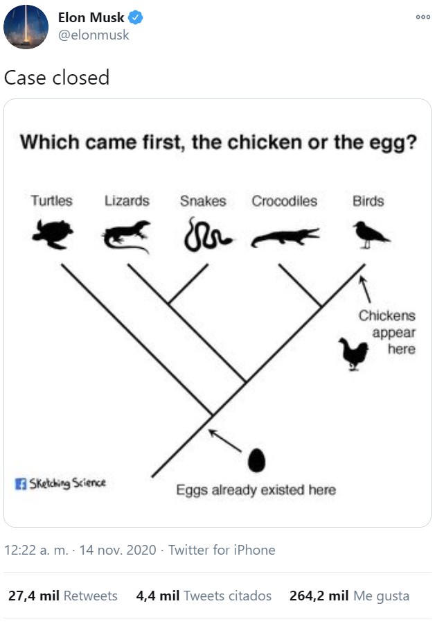 ¿Qué fue antes, el huevo o la gallina?