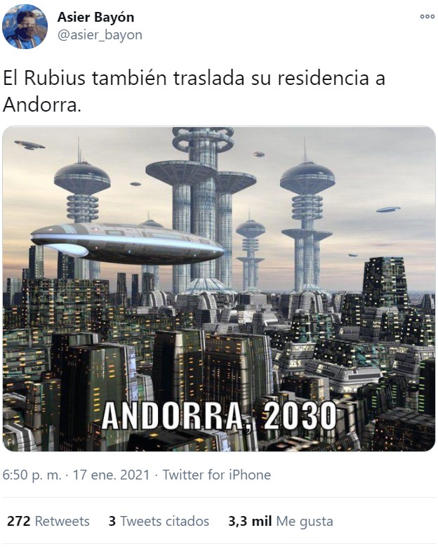 El Rubius ha decidido irse a Andorra: Recopilatorio de gente echándole heces