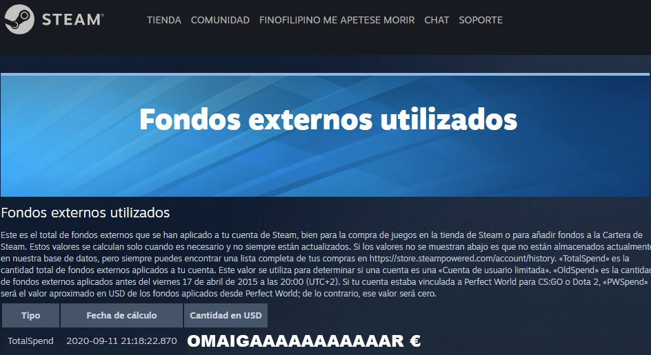 Steam: cómo saber cuánto dinero has gastado