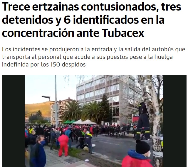 No entiendo por qué la Ertzaintza no deja a la gente echarse siestas en medio de la calzada...