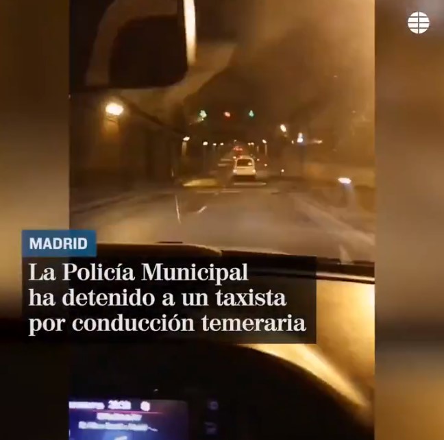 Detenido un taxista por conducir de forma temeraria tras grabarse y ...