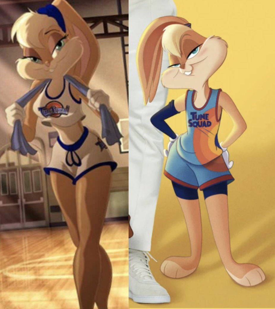 Rediseño de Lola Bunny: 1996 vs 2021
