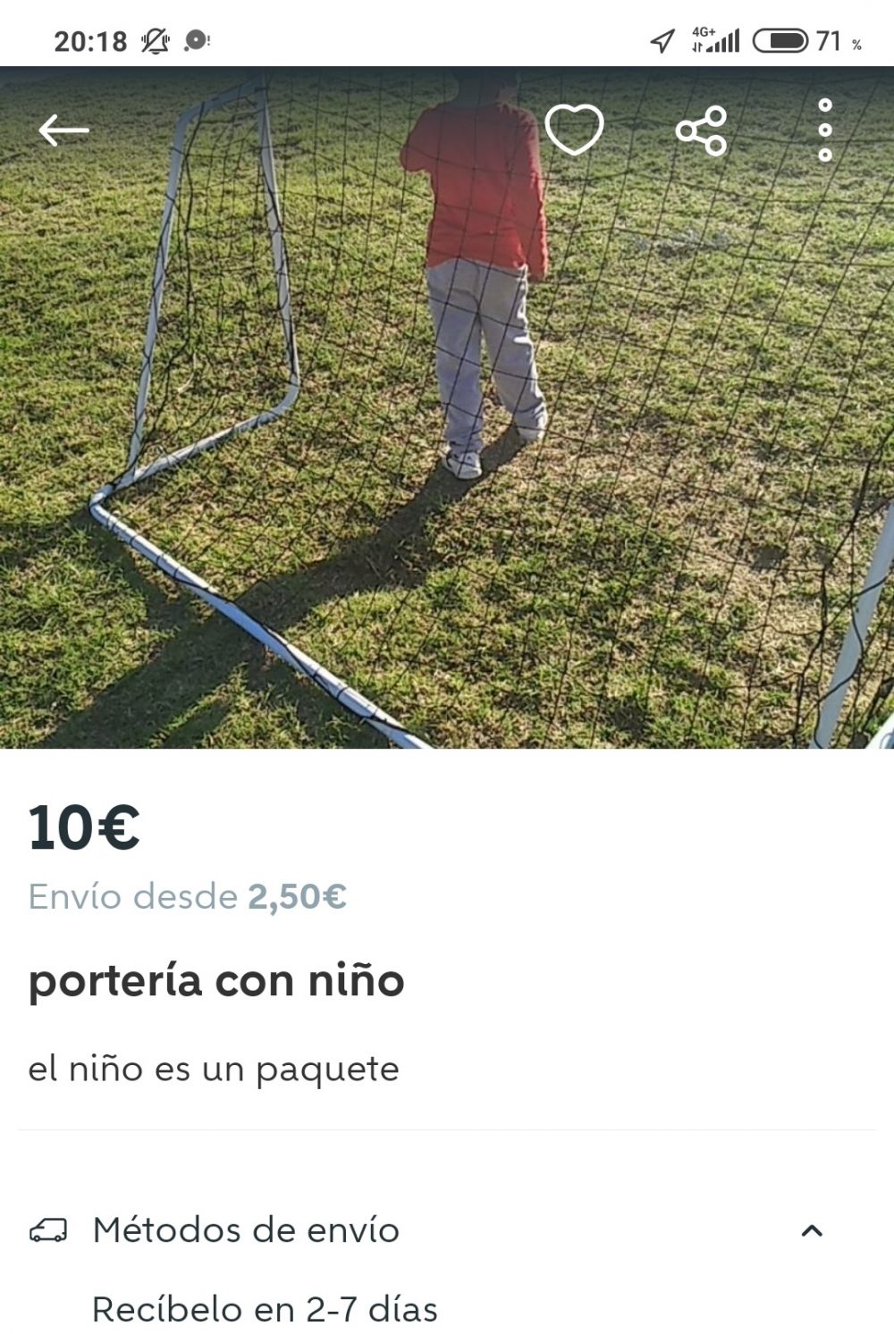 Avistado padre del año en Wallapop