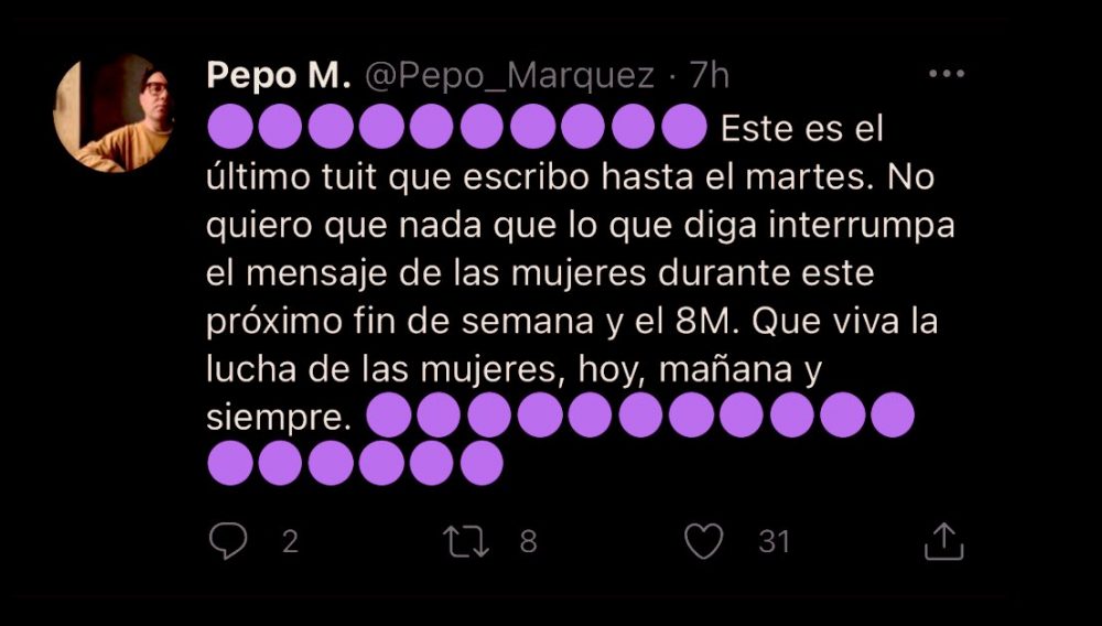 Pepo ya no sabe qué hacer para mojar el churro