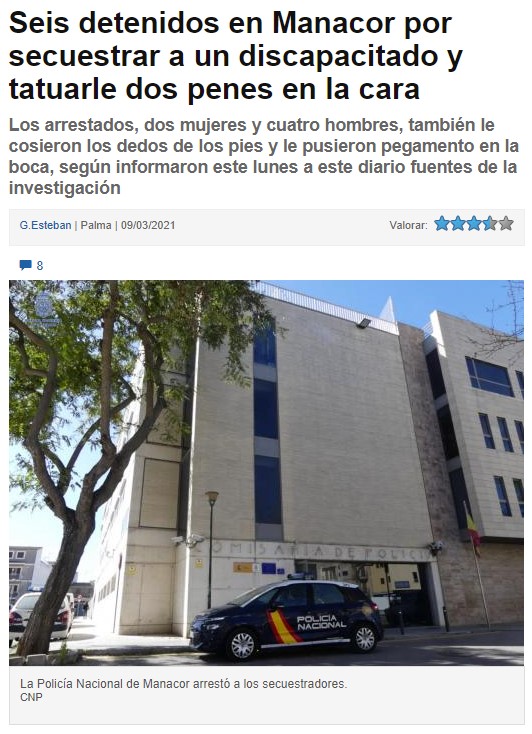 Hijoputismo extremo en Mallorca