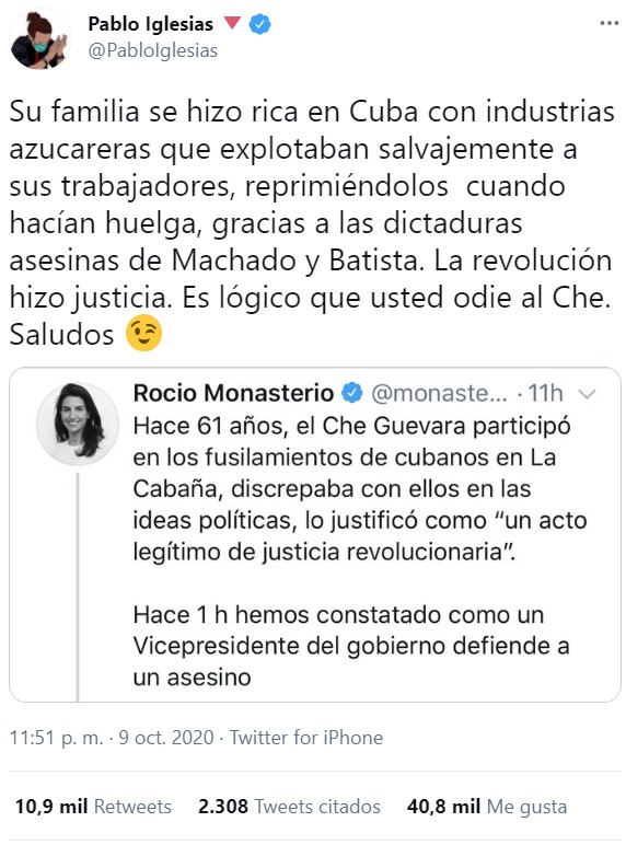 Pablo Iglesias abandona el debate en La Ser