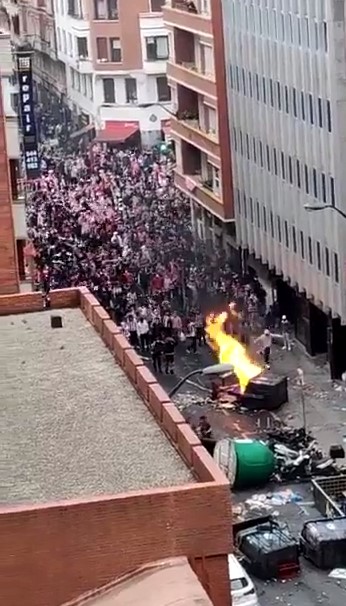 Así está Bilbao horas antes de la final de la Copa del Rey