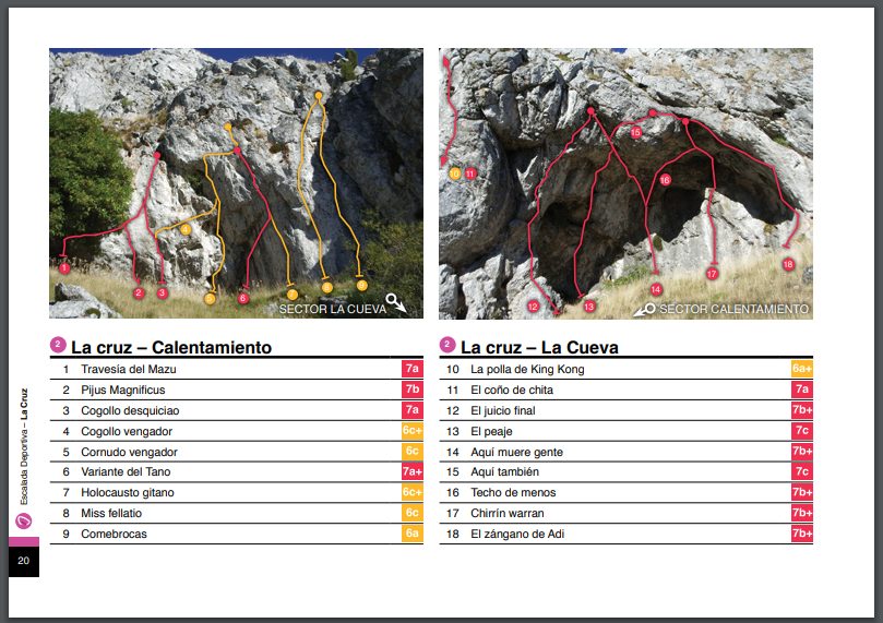¿Sabías que primero en subir una vía de escalada tiene el derecho a ponerle nombre?