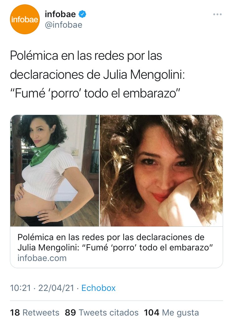 El chaval va a nacer con un hambre terrible