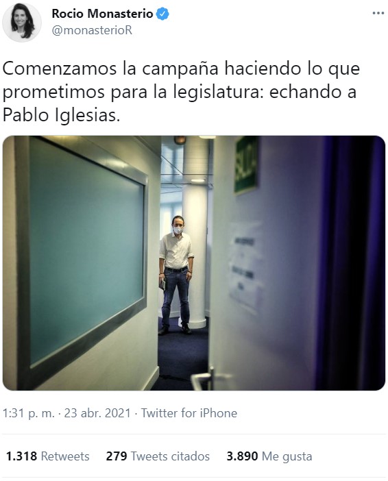 Pablo Iglesias abandona el debate en La Ser