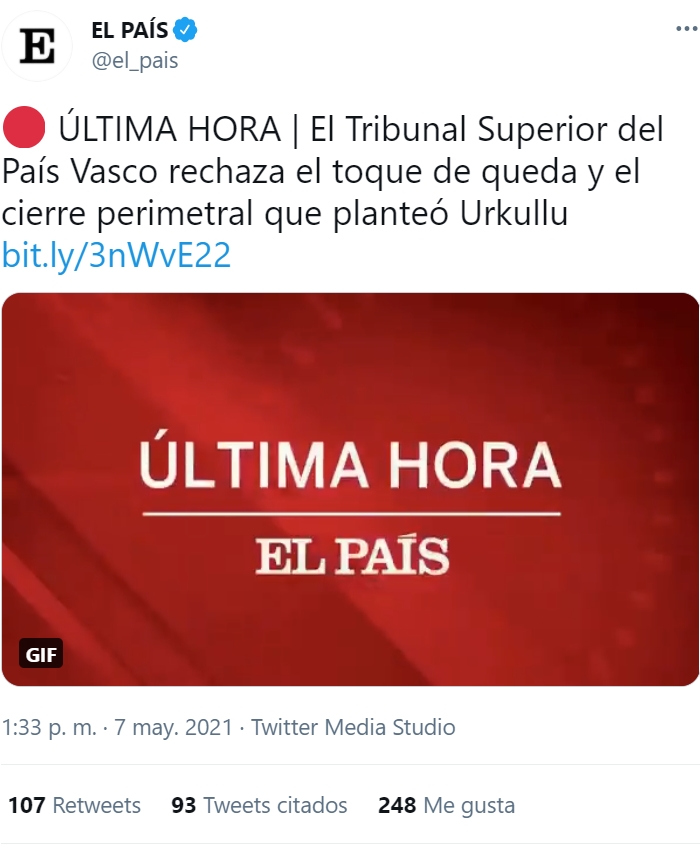 Cantabria abriendo las restricciones y Urkullu intentando mantener cerrado el País Vasco... Están los bilbainos sacando las antorchas para poder ir a Castro y Laredo...