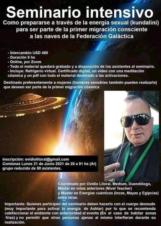 Seminario intensivo de migración consciente a las naves de la Federación Galáctica