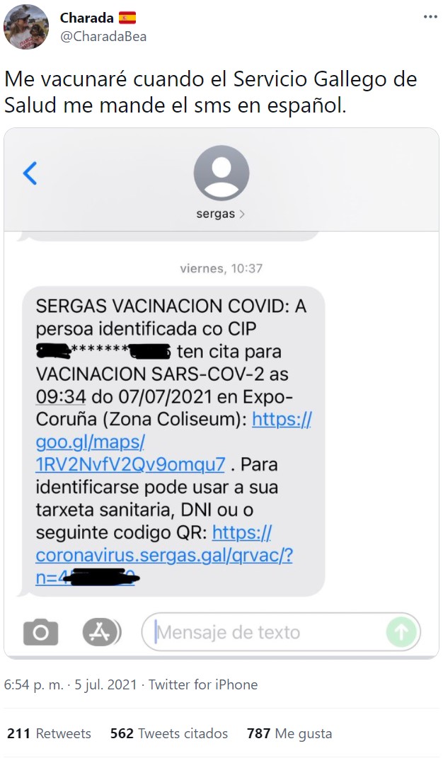 En gallego ni tan mal...