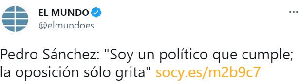 "Me defino como un político que cumple, y la oposición solo grita"