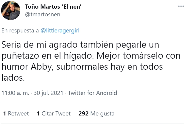 Adrián es un señor