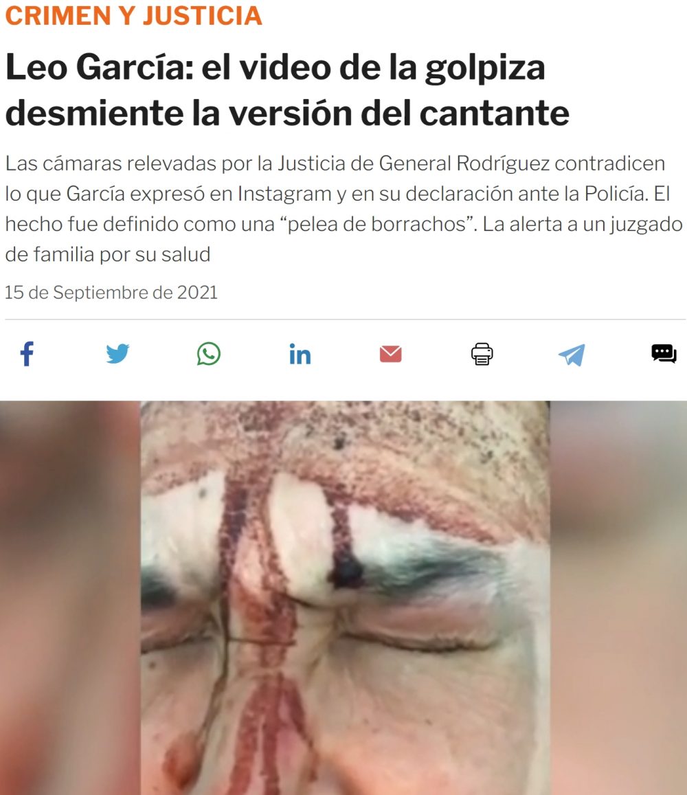 Página afín al Gobierno Argentino: