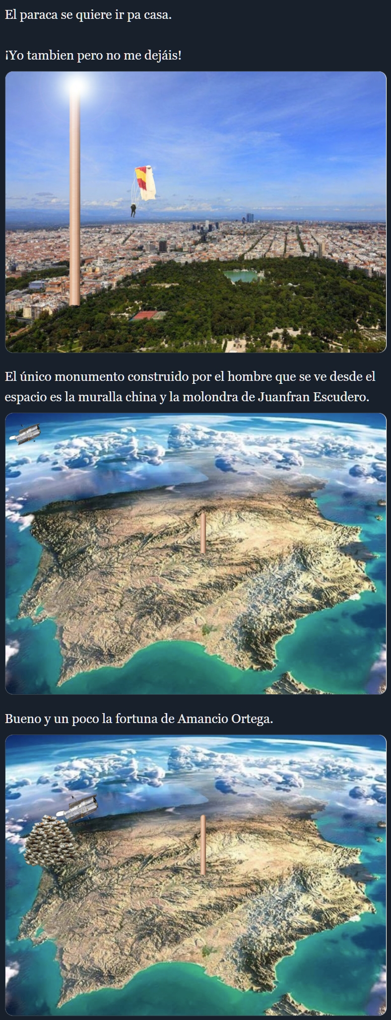 Por cada 5 likes, la frente de Juanfran Escudero crece.